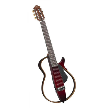Guitarra Yamaha Silent Cuerdas De Nylon Crimson Red Burst Slg200ncrb
